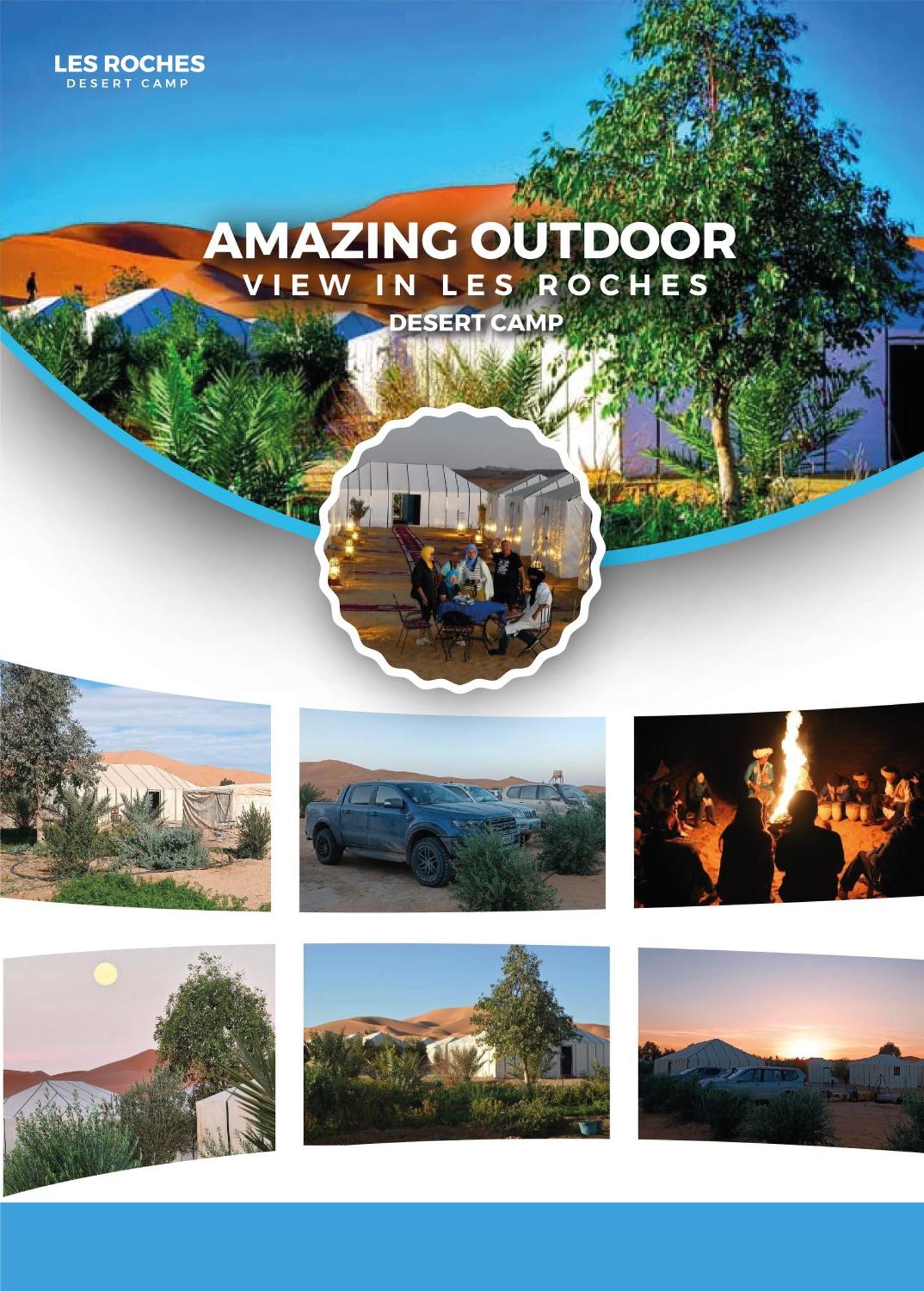 Les Roches Desert Camp Merzouga Exterior photo